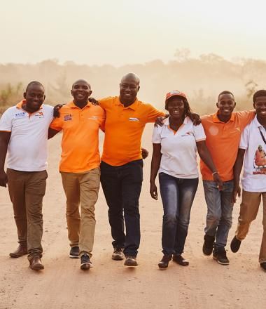 World Vision staff in Ghana